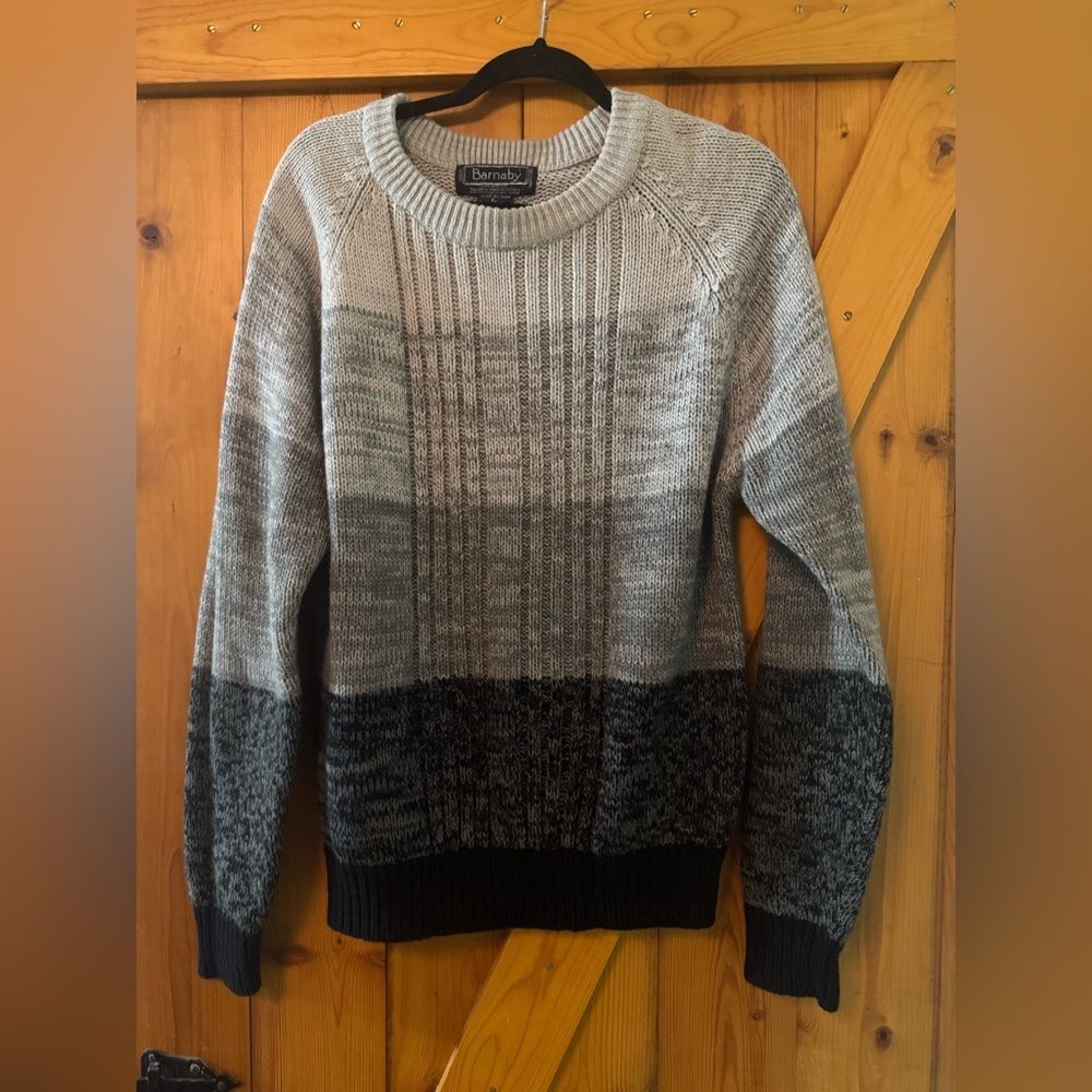 Barnaby vintage Men's Gray Sweater
